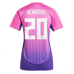 Fotbalové Dres Německo Benjamin Henrichs #20 Dámské Venkovní Oblečení ME 2024 Krátký Rukáv